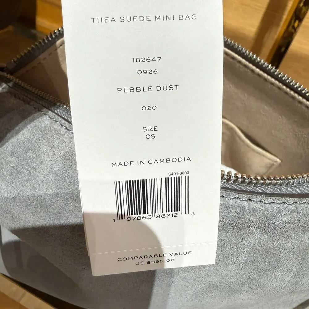 NEW‼️Tory Burch Thea Suede Mini Bag 182647 $395